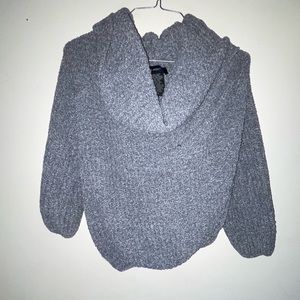 Level eight oversized grey sweater